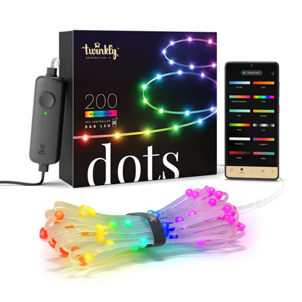 Dots – Guirlande Lumineux Flexible Contrôlé par une Application avec 200 LEDs RGB. 10 Mètres. - Image 5