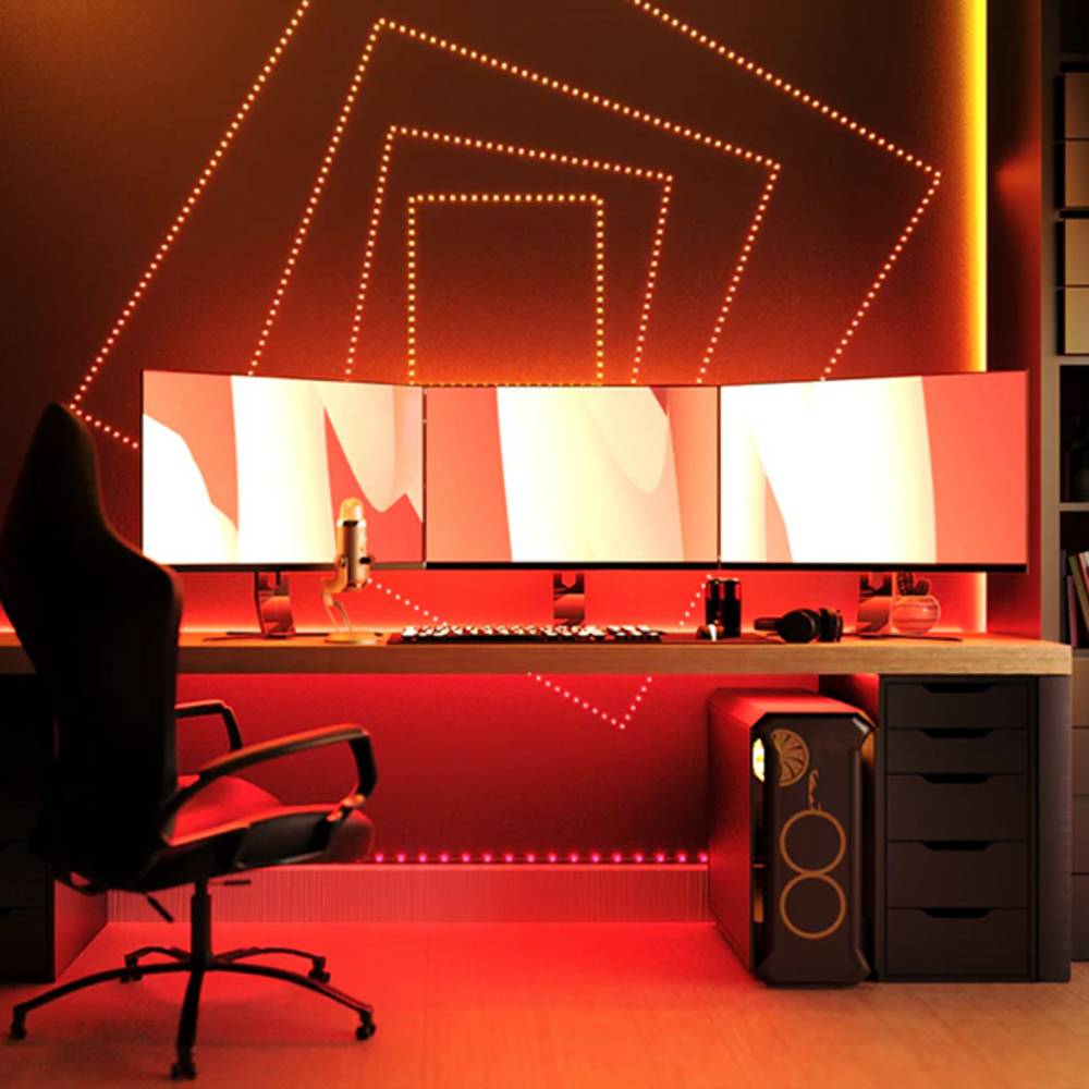 Dots – Guirlande Lumineux Flexible Contrôlé par une Application avec 200 LEDs RGB. 10 Mètres. - Image 1