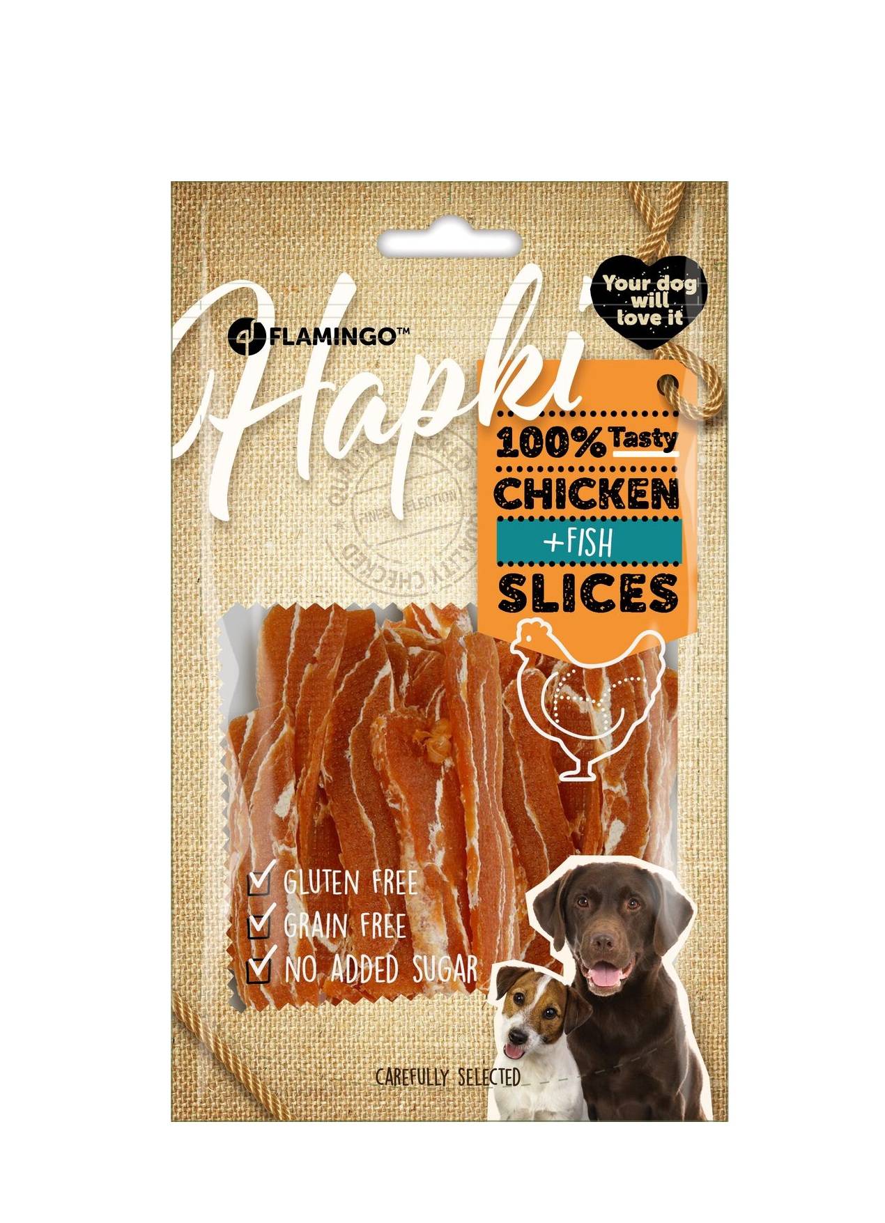 Friandises chien poulet & cabillaud tranches 85g - Image 2