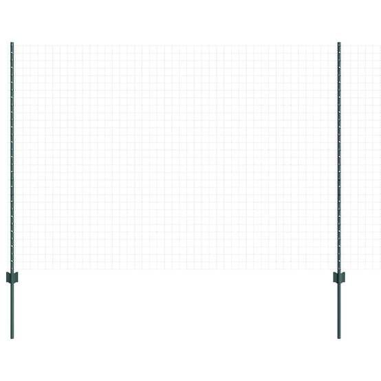 Poteau de clôture acier vert 160 cm x 8,5 cm x 1,8 cm, Poids :13.66kg - PANGIVO - Image 3