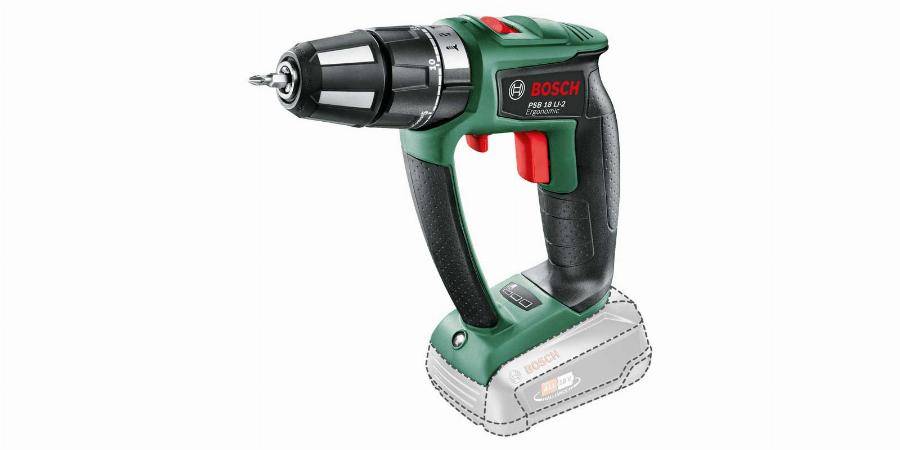 Bosch - Perceuse visseuse à percussion BOSCH PSB 18 LI-2 Ergonomic - Sans batterie, sans chargeur - 06039B0302