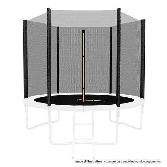Filet de sécurité extérieur Universel pour trampoline ø 8Ft / 244Cm, 6 Perches JUMP4FUN - Image 1