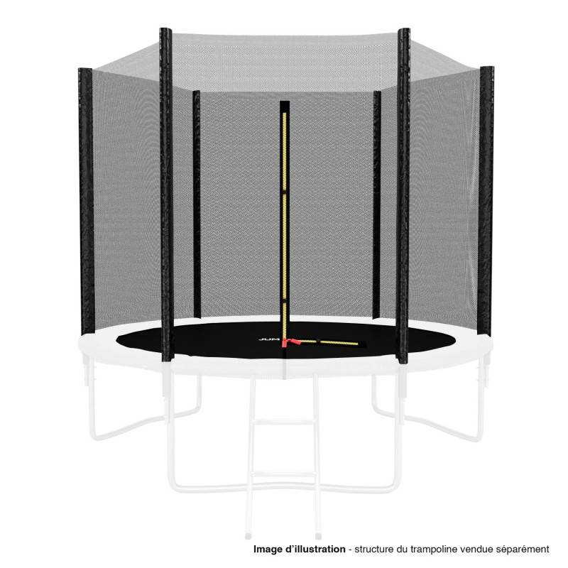 Filet de sécurité extérieur Universel pour trampoline ø 8Ft / 244Cm, 6 Perches JUMP4FUN - Image 1