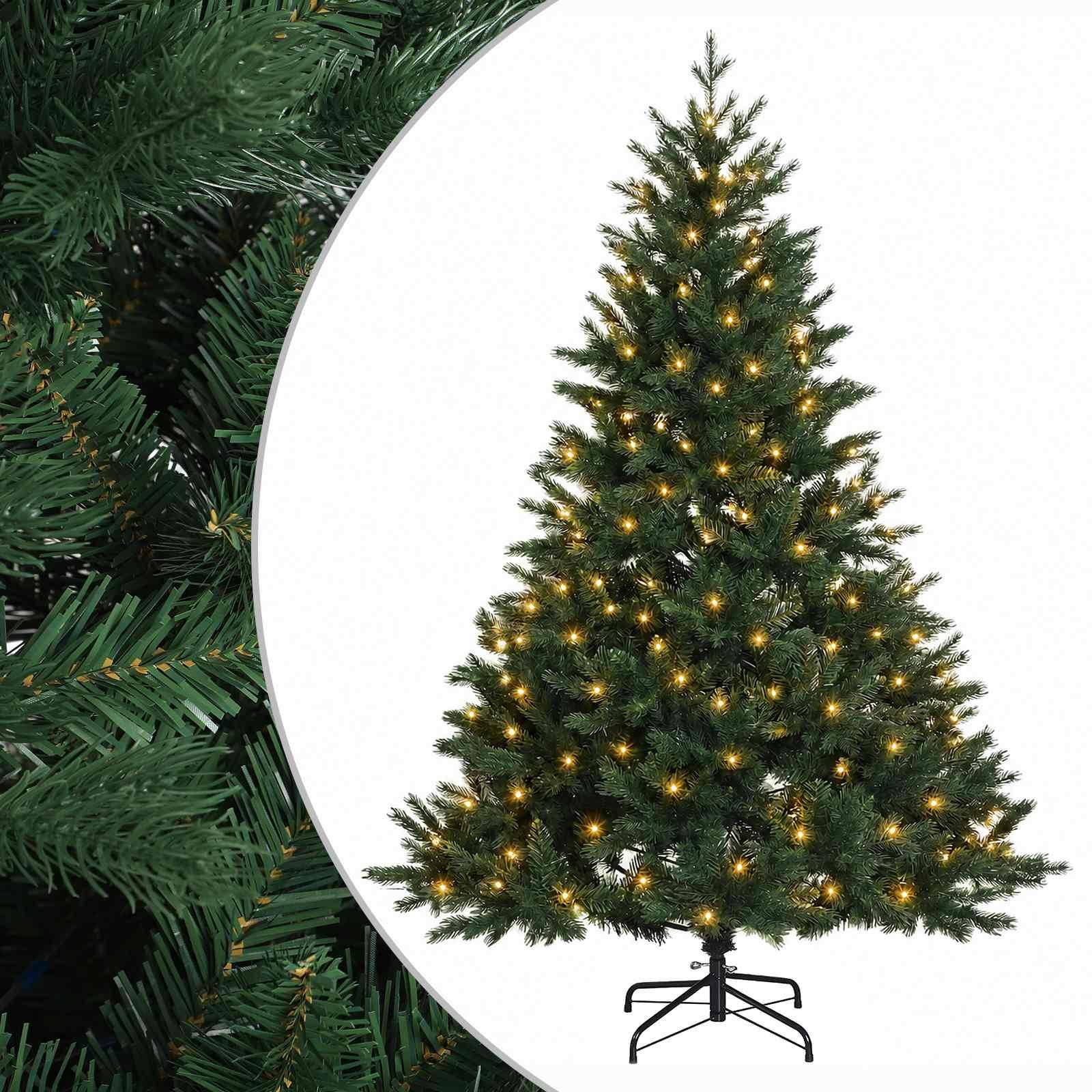 Vidaxl - Sapin de Noël Artificiel à Branches Articulées 180 cm 300 LED vidaXL 3466234 - Image 2