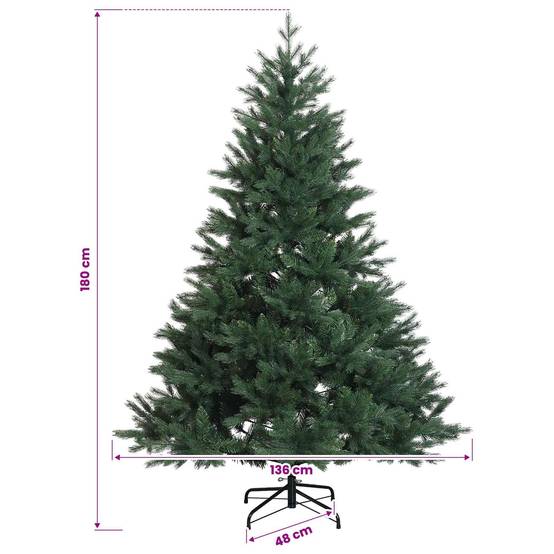 Vidaxl - Sapin de Noël Artificiel à Branches Articulées 180 cm 300 LED vidaXL 3466234 - Image 3