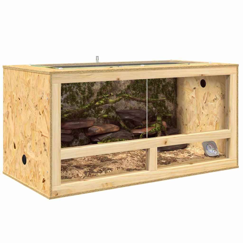 Vidaxl - Terrarium Marron 100 x 50 x 50 cm OSB vidaXL 876730 - Image 4