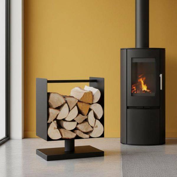 Magnus - Porte-bûches sur pied design 45 cm Magnus - Image 3