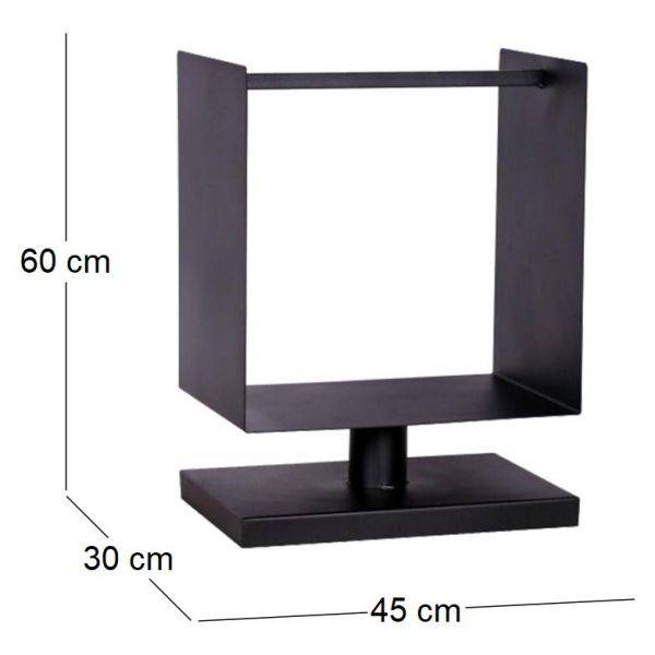 Magnus - Porte-bûches sur pied design 45 cm Magnus - Image 4