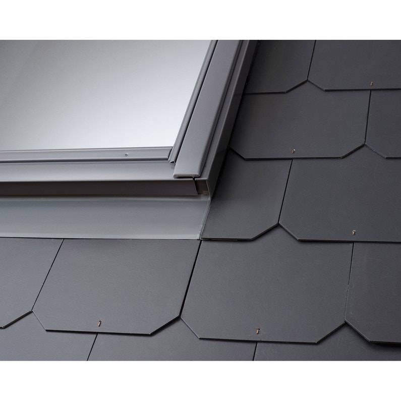 Raccord pour ardoises Gris VELUX 134x98 cm - matériaux plats jusqu'à 8 mm - EDL UK04 0000 - Image 3