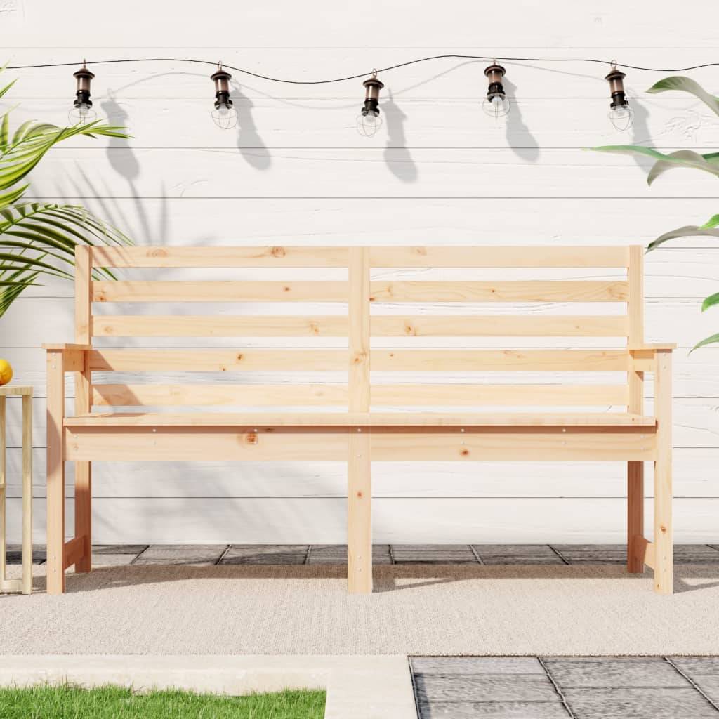 Vidaxl - Banc de jardin 159,5x48x91,5 cm bois massif de pin vidaXL 824067