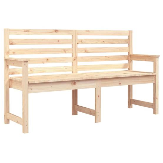 Vidaxl - Banc de jardin 159,5x48x91,5 cm bois massif de pin vidaXL 824067 - Image 2