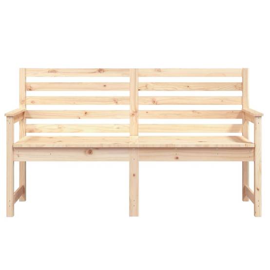 Vidaxl - Banc de jardin 159,5x48x91,5 cm bois massif de pin vidaXL 824067 - Image 5