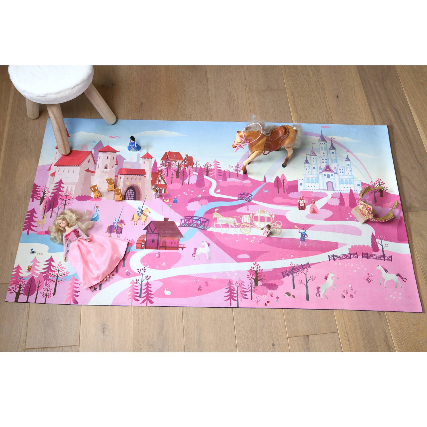 Lovely Casa - Tapis de sol pour enfant - LOVELY CASA - Plastique - Rose Clair - Image 2