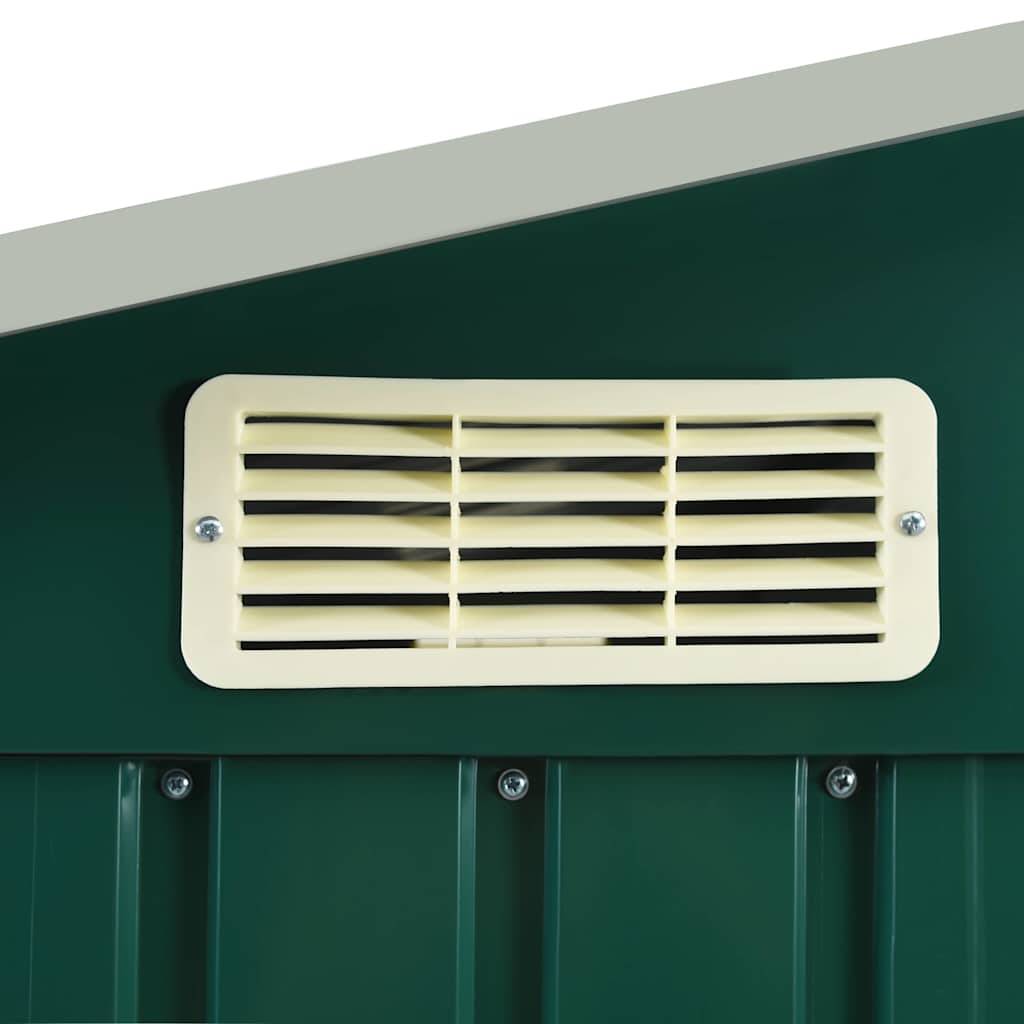 Vidaxl - Abri de jardin avec étagère Vert 205x130x183 cm Fer vidaXL 47104 - Image 5