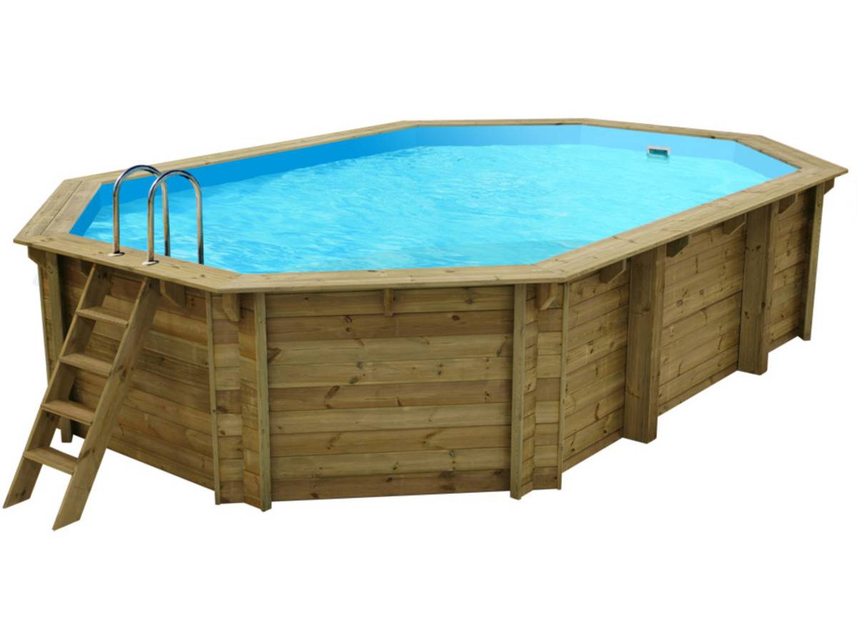 Habitat Et Jardin - Piscine Bois " Cancun " - 6.53 X 4.41 X 1.45 M + Bâche à Bulles 180 µ - Bâche Hiver 280 G/m² -habitat Et Jardin - Image 3