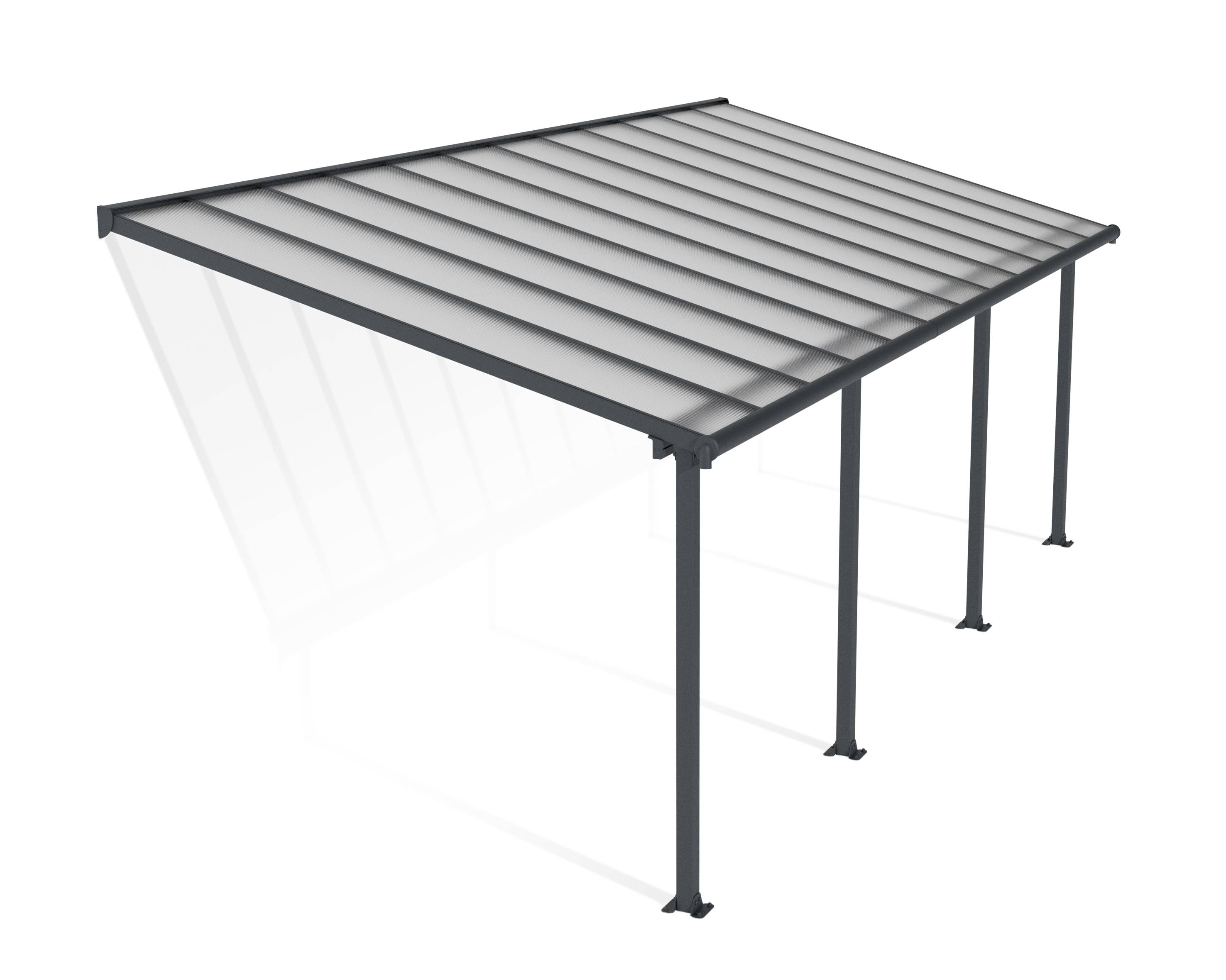 Canopia - Canopia Pergola Olympia 3X7,4 Grise - Image 1