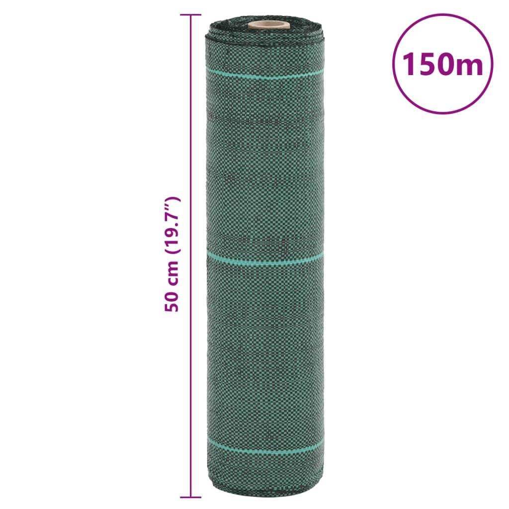 Vidaxl - Membrane anti-mauvaises herbes vert 0,5x150 m PP vidaXL 4005246 - Image 9