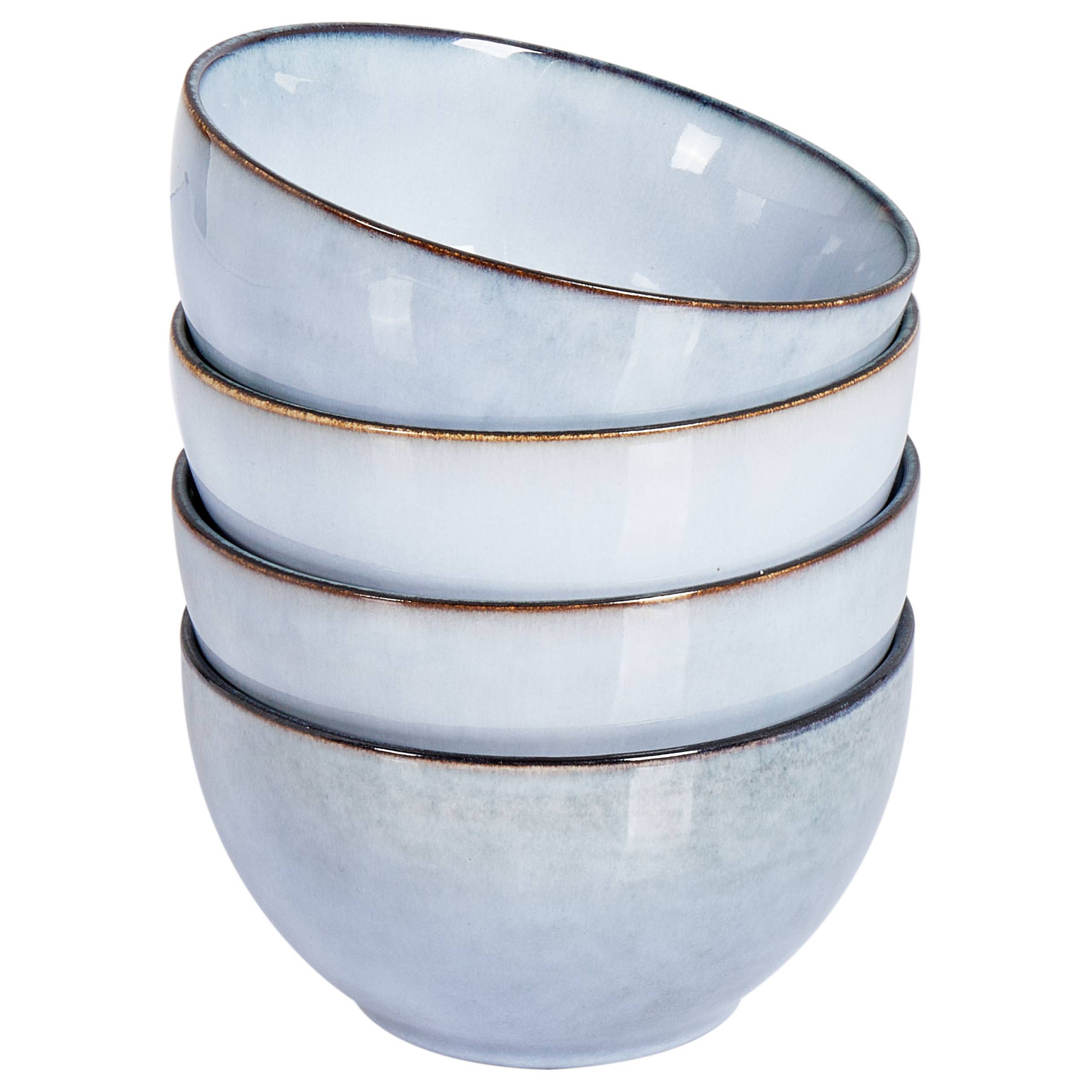 Beliani - Assiettes et bols Grès Bleu clair JUNIPER - 14x14x8- Beliani - Image 2