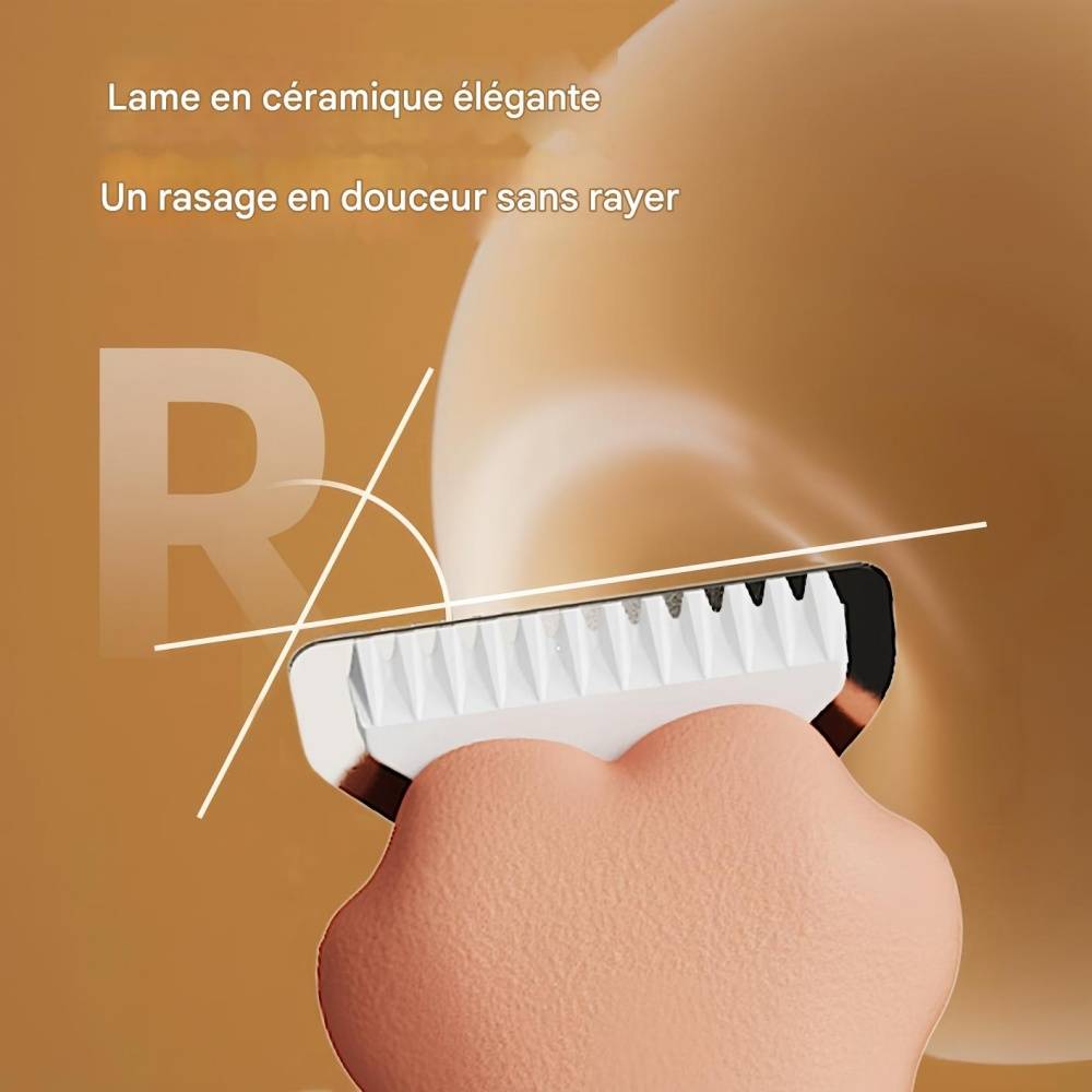IntiMeg - Rasoir pour les pattes de chien et de chat Orange IntiMeg - Image 6