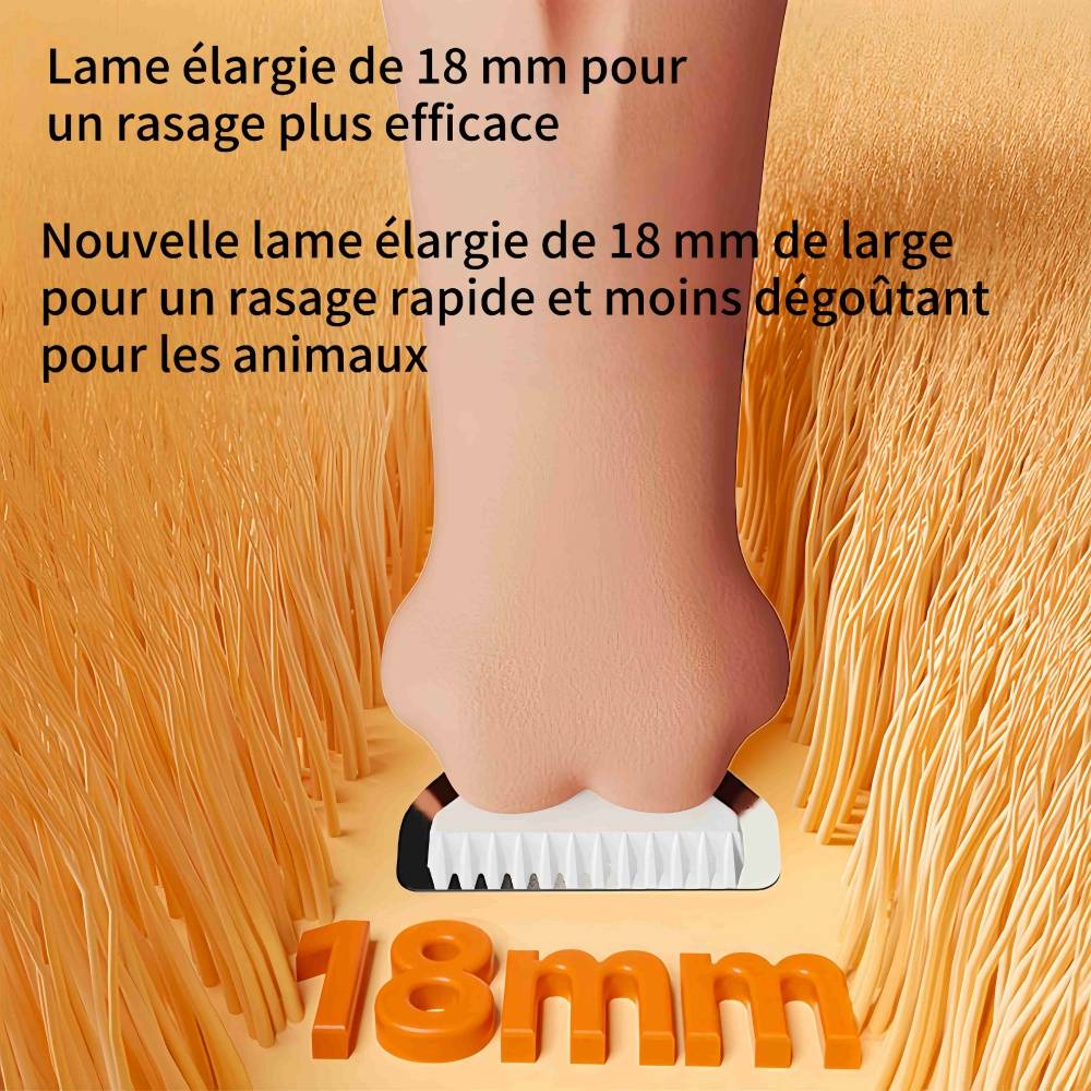 IntiMeg - Rasoir pour les pattes de chien et de chat Orange IntiMeg - Image 7