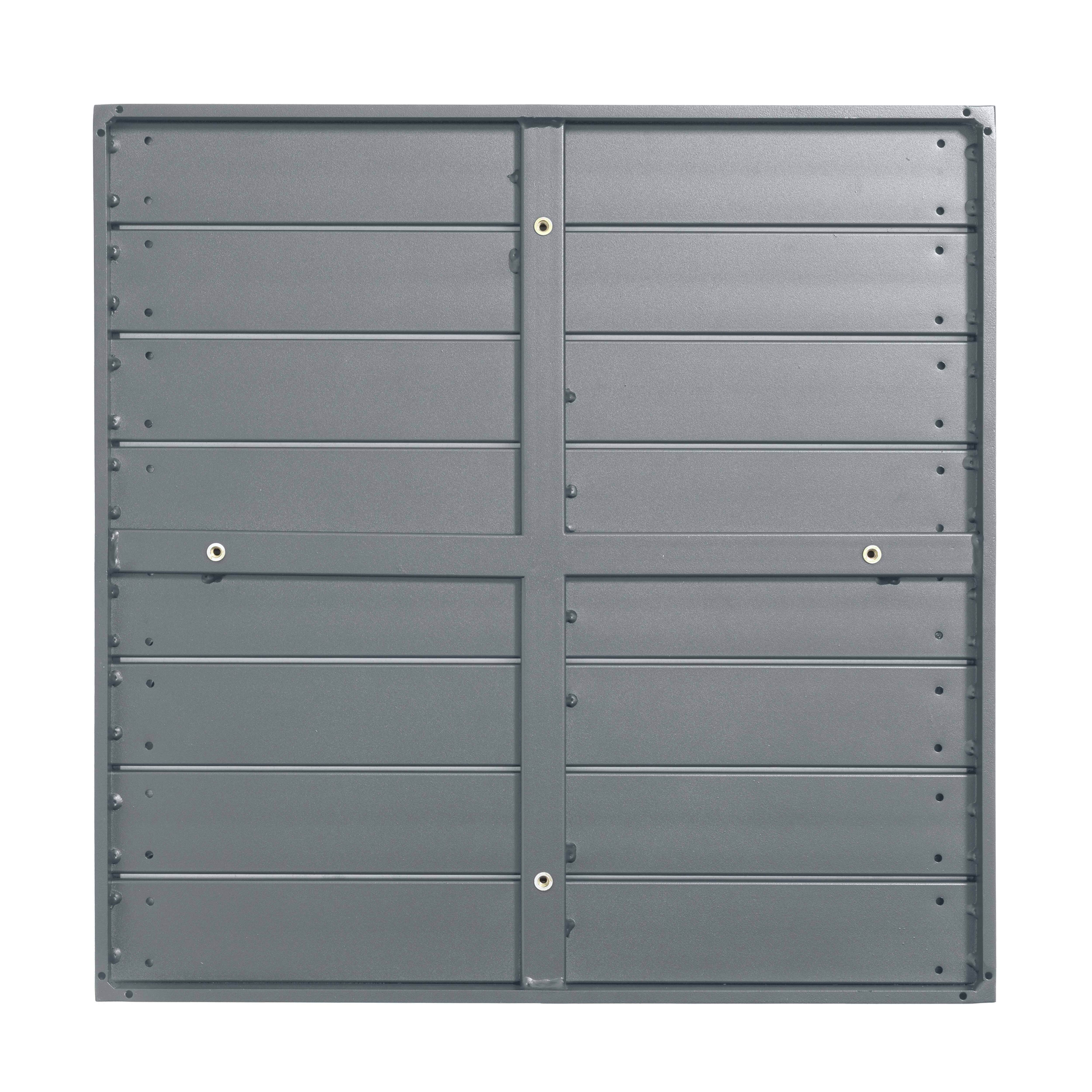 Oviala - Plateau de table carré Cardiff en aluminium gris 70 cm pour pied Klipo Cardiff - Oviala - Image 4