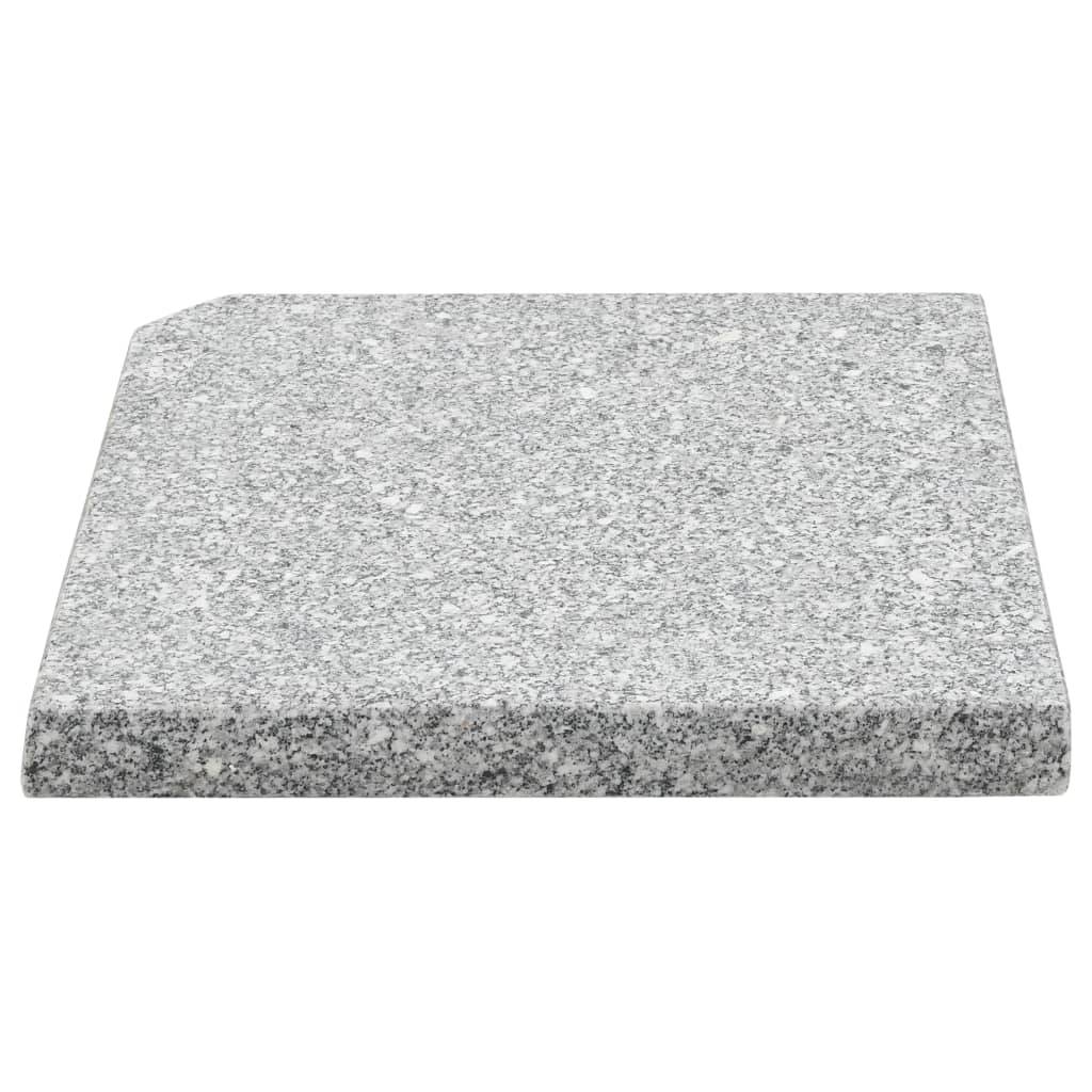 Vidaxl - Plaque de poids carrée pour parasol Granit 25 kg Gris vidaXL 45070 - Image 5
