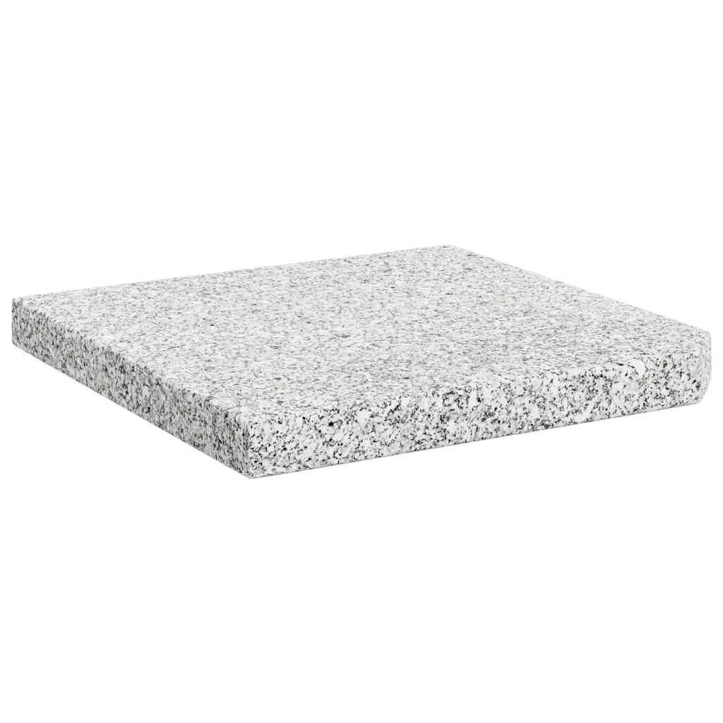 Vidaxl - Plaque de poids carrée pour parasol Granit 25 kg Gris vidaXL 45070 - Image 2