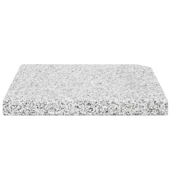 Vidaxl - Plaque de poids carrée pour parasol Granit 25 kg Gris vidaXL 45070 - Image 7