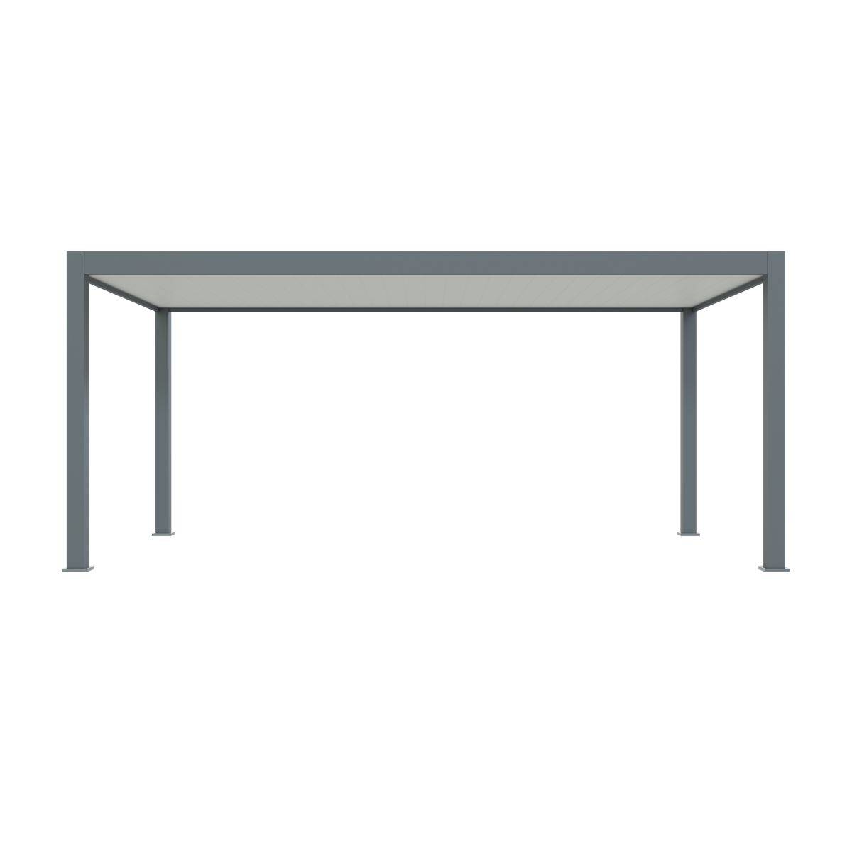 Direct Abris - Carport Aluminium 330 x 570 cm PRESTON - 18 m2 - Hauteur : 255 - 1 Voiture - Abri Voiture Autoportant - Sans Déclaration Travaux - Image 5