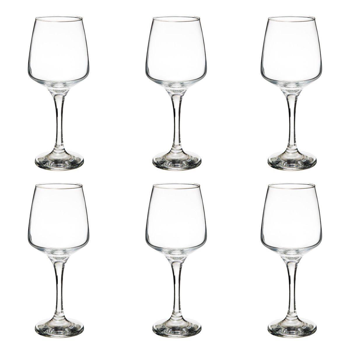 Lot de 6 Verres à Eau "Elaya" 33cl Transparent - Image 1