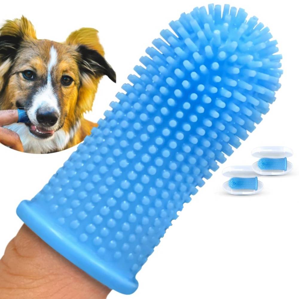 IntiMeg - Lot de 2 brosses à dents pour chien IntiMeg - Image 1