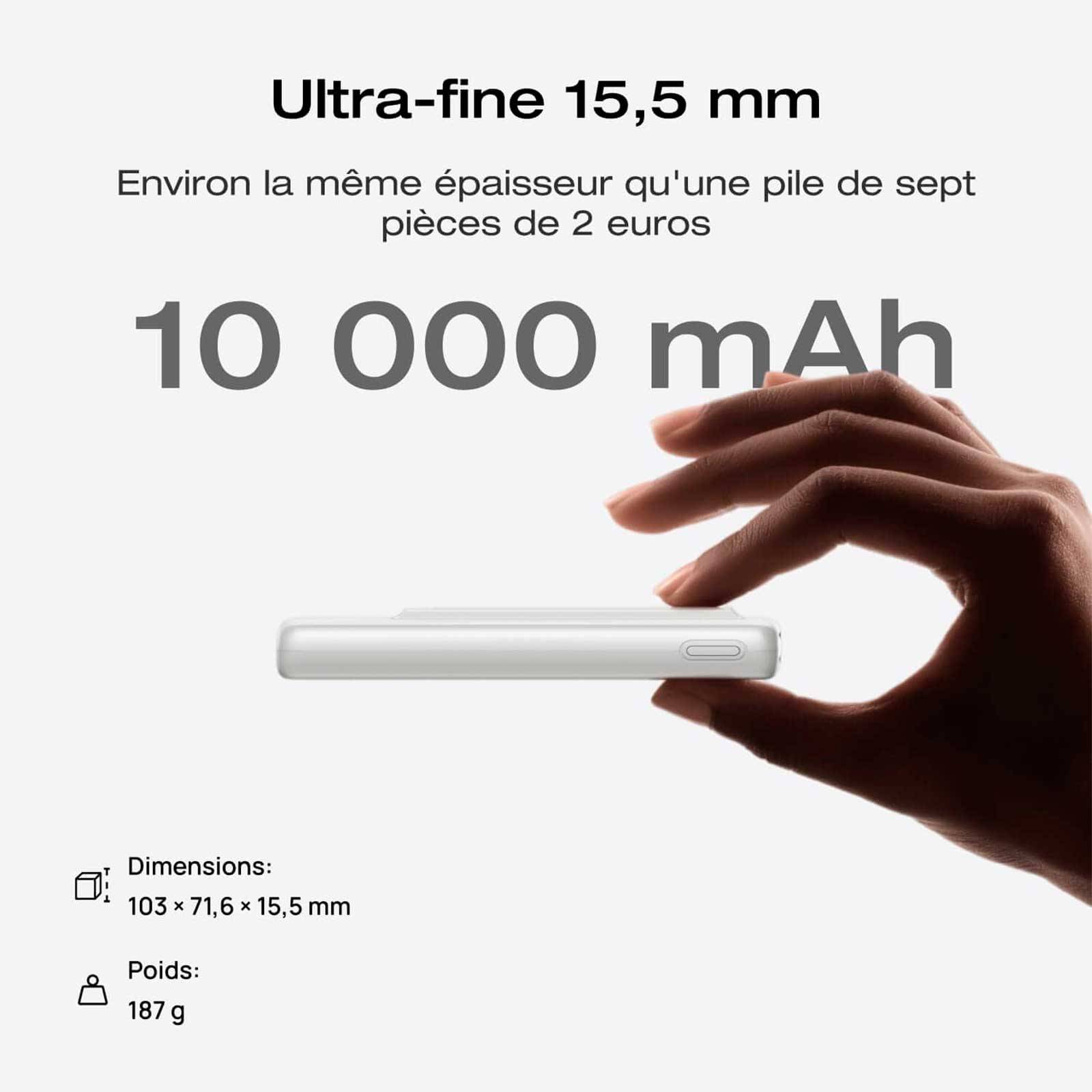 Batterie magnétique EcoFlow RAPID Mag 10K - Puissante, rapide, ultra-fine - Image 10