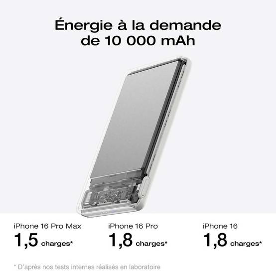 Batterie magnétique EcoFlow RAPID Mag 10K - Puissante, rapide, ultra-fine - Image 9