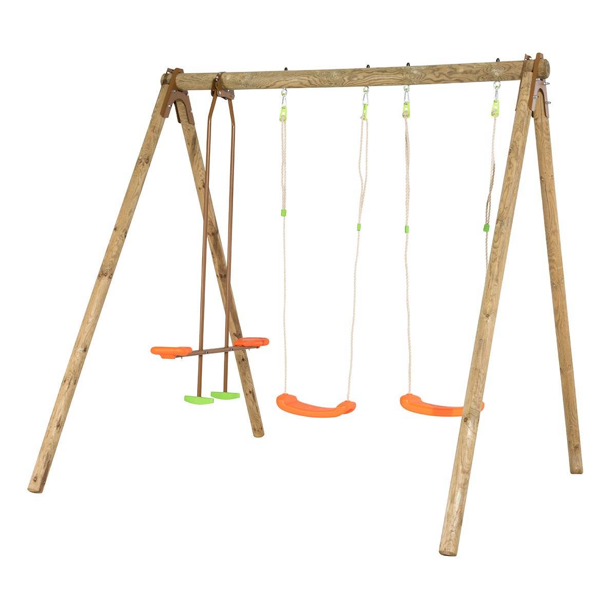 Portique bois Artix Darifou 2,30 m 4 enfants - Image 1