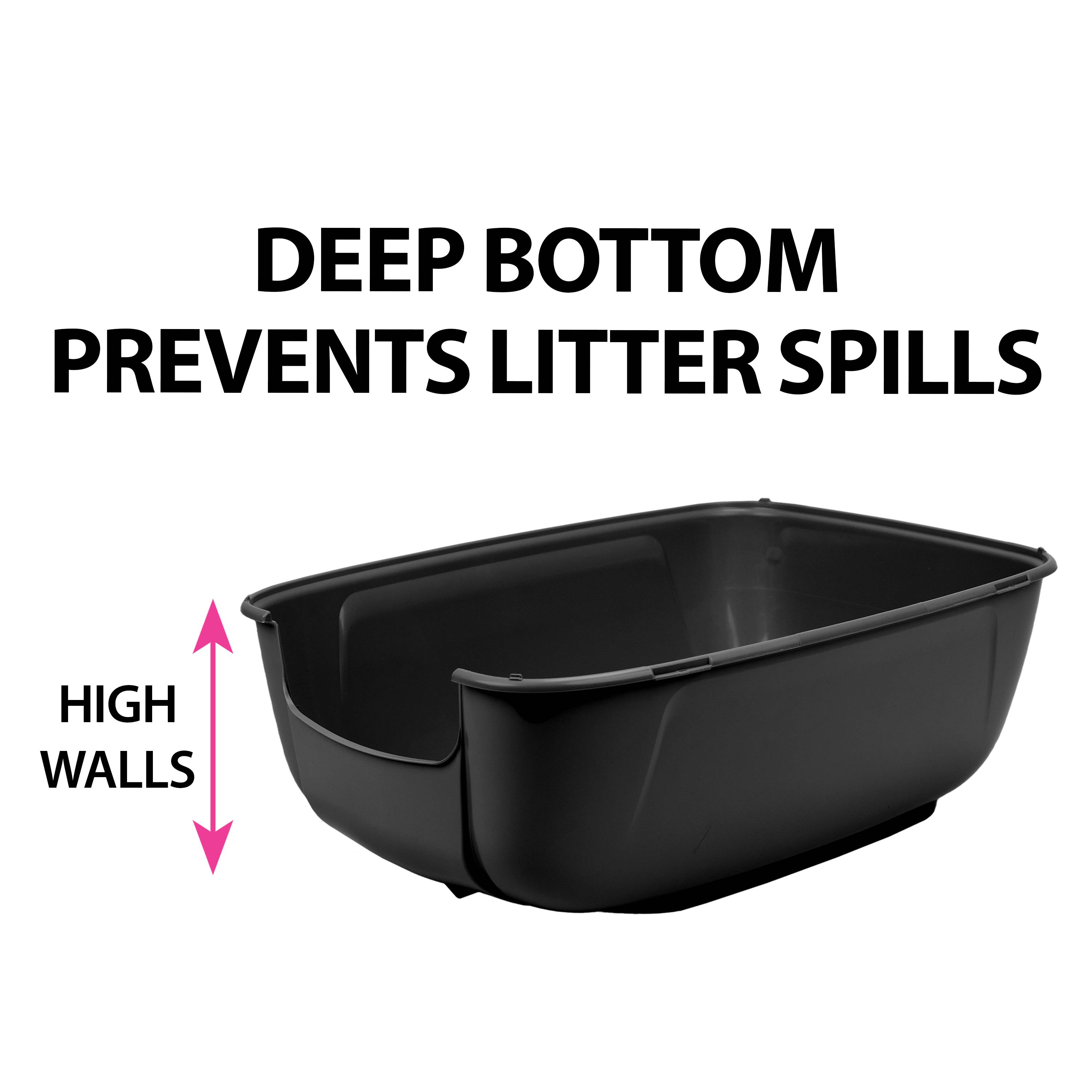 Ferplast - Ferplast Bac Litiere pour Chat, Maison de toilette pour Chat, 2 filtres à charbon actif anti-odeur inclus, Porte battante obscurcie, 39,5 x 52,5 x h - Image 7