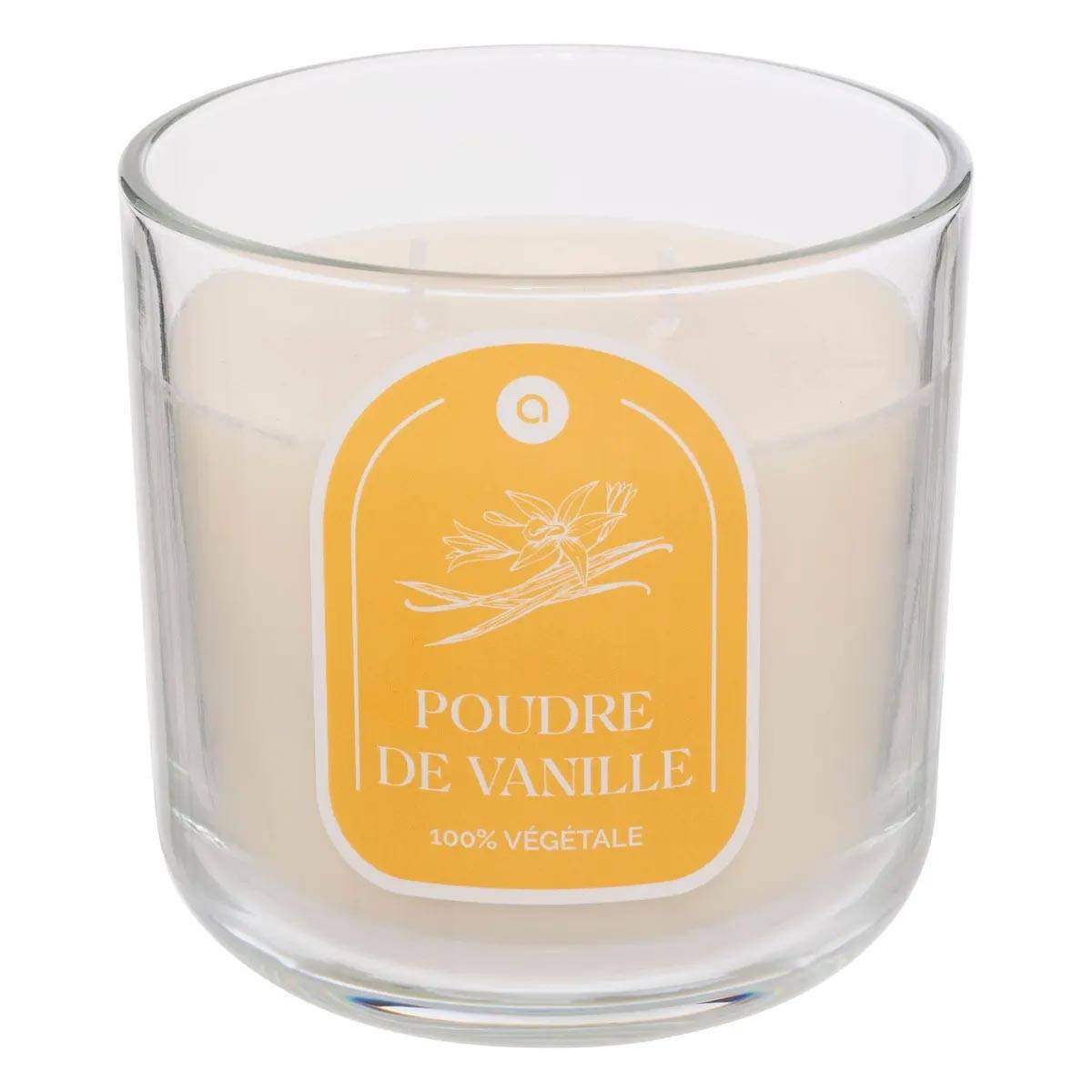 Bougie Parfumée en Verre "Floa" 350g Vanille - Image 1