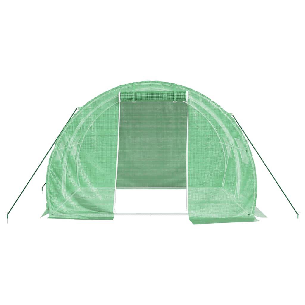 Vidaxl - Serre avec cadre en acier vert 6 m² 3x2x2 m vidaXL 364077 - Image 10