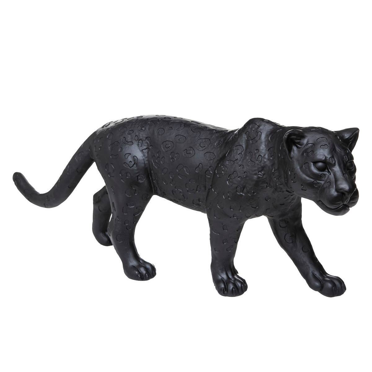 Atmosphera - Statuette léopard résine noir H28cm - Atmosphera Créateur d'intérieur - Image 1