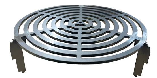 Brasero plancha corten 100 Prémium-Brazero cuisson pour épicuriens-Grille plate-Grille réglable-Gants cuir-Pince de grille-Roulettes - Image 6
