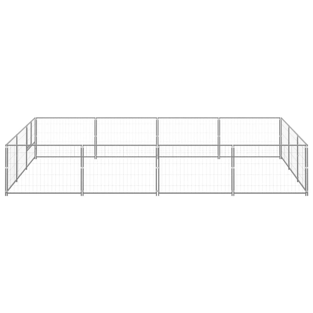 Vidaxl - Chenil Argenté 12 m² Acier vidaXL 3082136 - Image 5