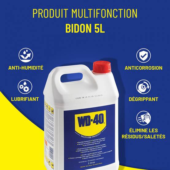 Wd40 - Lubrifiant multifonction WD40 - Bidon 5 L - 49500 - Image 3