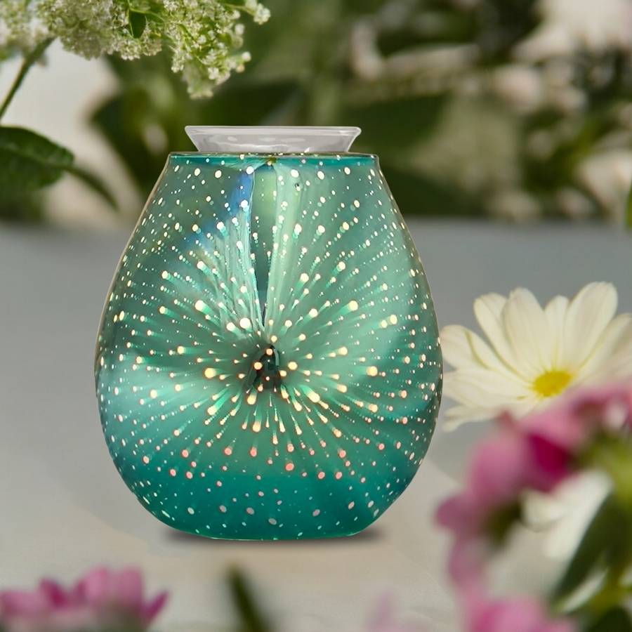 Zen'Arôme Calorya n°6 + 3 Synergies - Brûle Parfum Électrique pour Fondant Parfumé - Lampe à Parfum Variateur et Coupelle Amovible - Image 1