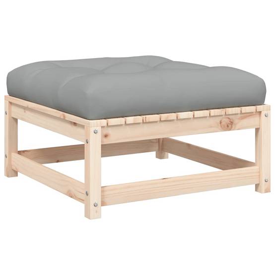 Canapé de jardin | Canapé D'extérieur | Sofa De Jardin sans accoudoirs avec coussins et repose-pieds Maison Chic - Image 8