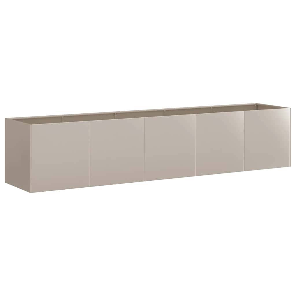 Vidaxl - Jardinière rouillé 200x40x40 cm acier inoxydable vidaXL 860688 - Image 9