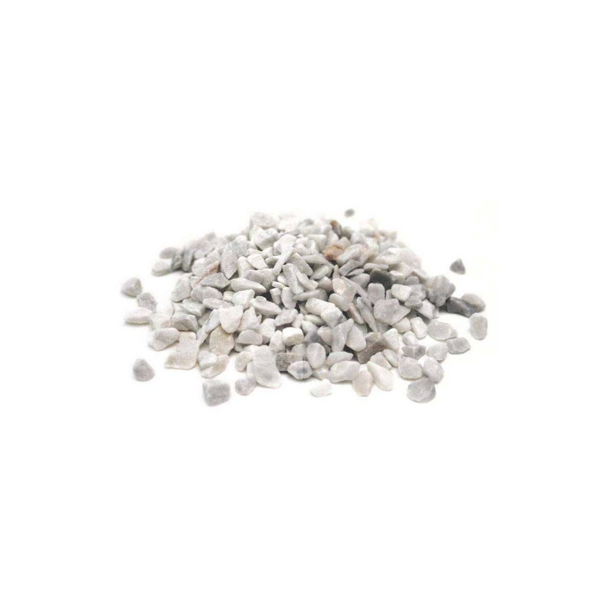 Secret Vert - Graviers marbre concassé blanc carrare 50 kg Lot de 5 - Image 1