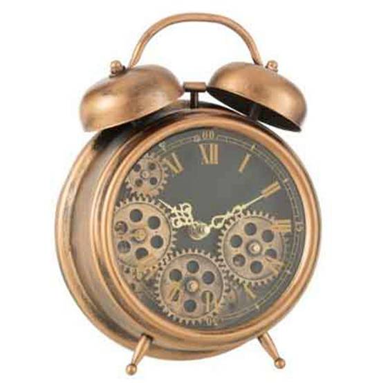Réveil à Poser Vintage "Mécanisme" 26cm Cuivre