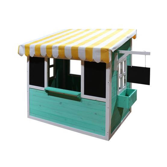Cabane Kiosque marchand pour enfant en bois peint - Cémonjardin - Image 4