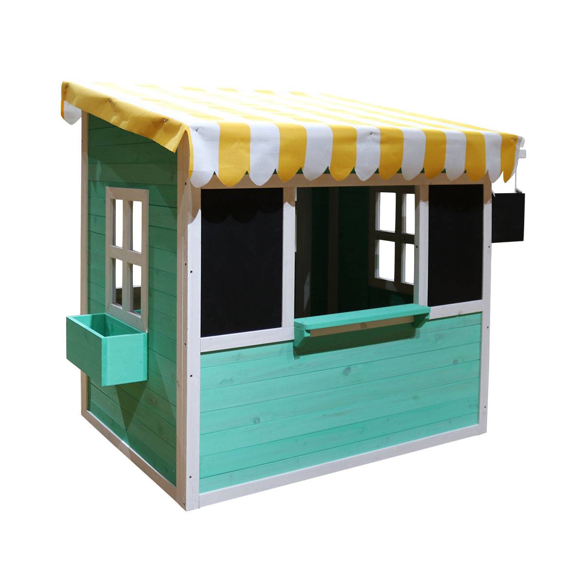 Cabane Kiosque marchand pour enfant en bois peint - Cémonjardin - Image 5