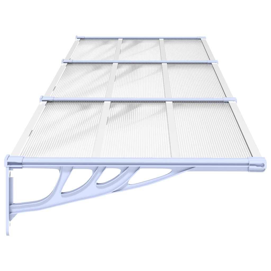 Vidaxl - Auvent de porte Gris et transparent 297,5x90 cm Polycarbonate vidaXL 153694 - Image 5