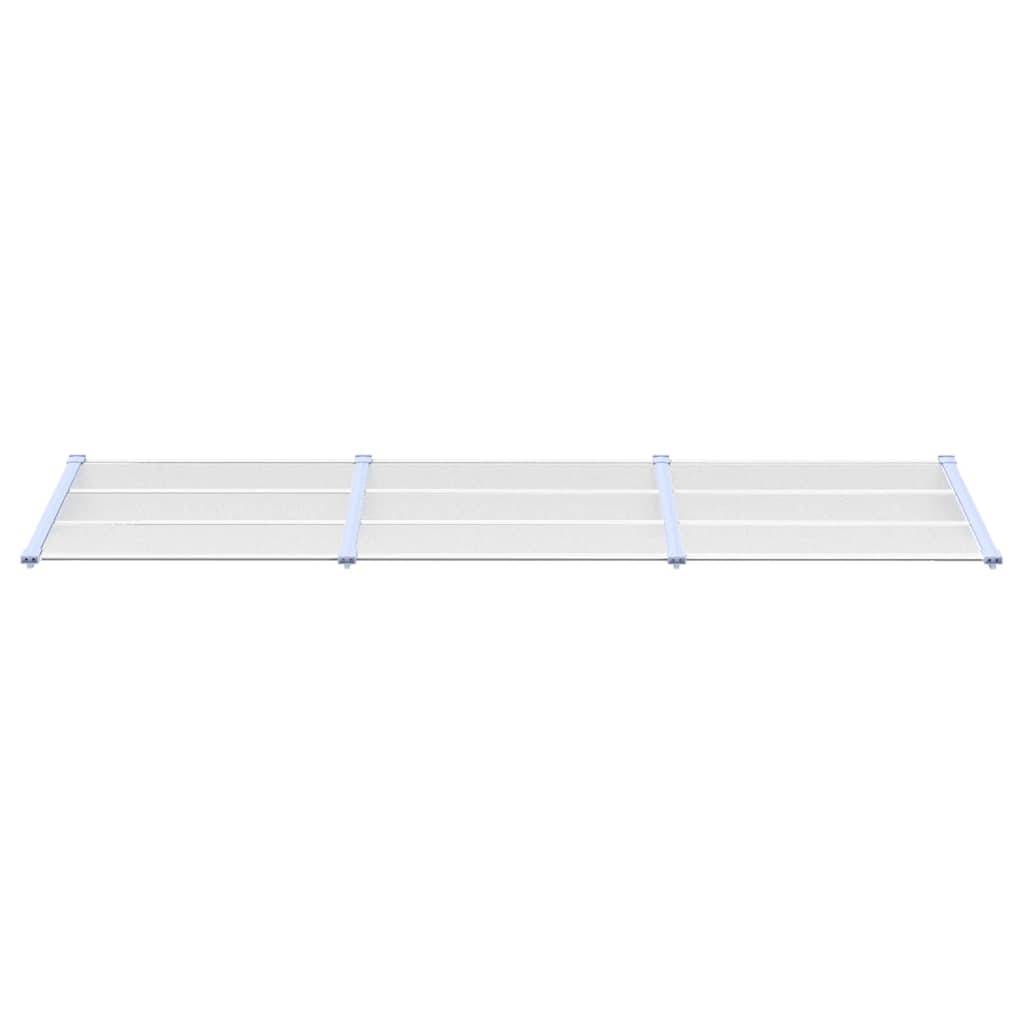 Vidaxl - Auvent de porte Gris et transparent 297,5x90 cm Polycarbonate vidaXL 153694 - Image 7